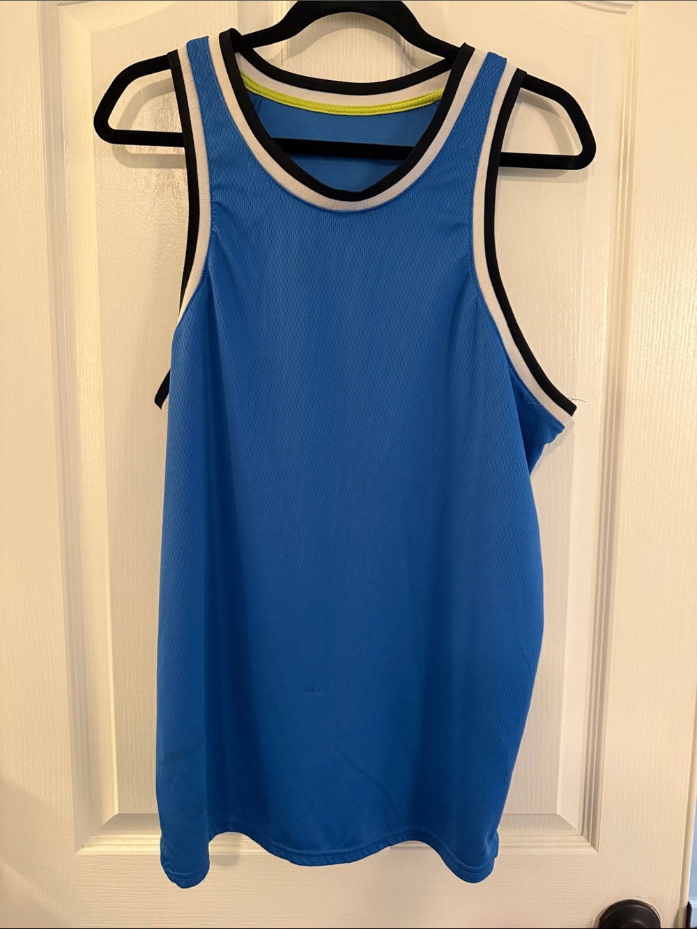 Men's basketball tank.